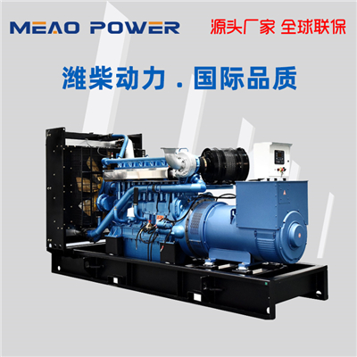 450KW潍柴博杜安发电机组6M26D484E200型号